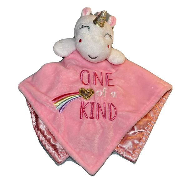 Baby Starters Other - Baby Starters Plush Unicorn Girls Security Lovey Pastel Hearts Blanket R…
